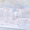 KINMAD 24 Pcs 8ml Portable Lip Gloss Tubes Container Empty Candy Shape Lip Balm Containers Refillable Cosmetic Tubes for