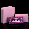 100 Piece Rectangle Lash Trays Holder Plastic Eyelash Trays for False Eyelash Packaging Box Eyelash Storage Case for Bou