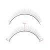50 Pairs Practice Eyelashes Training Lashes Selfadhesive Practice Lashes Eyelash Strips for Training Eyelash Extension M
