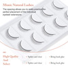 50 Pairs Practice Eyelashes Training Lashes Selfadhesive Practice Lashes Eyelash Strips for Training Eyelash Extension M