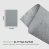 Mirucoo 300 Count Natural Bamboo Charcoal Blotting Papers Organic Facial Oil Absorbing Sheets for Oily Skin Care Daily O
