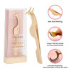 Icona Lashes Eyelash Applicator for False Eyelashes Lash Extensions 24K Gold Plated Stainless Steel with Contoured Tip f