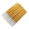 300 Pcs Disposable Mascara Wands Brushes Eyelash Extensions Eye Lash Wand Makeup Applicators Tool GoldWhite