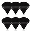 6Pcs Triangle Powder PuffSoft Velour Face Makeup Sponge Powder PuffsLoose Powder Cosmetic Foundation Mineral Powder Wet