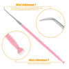 EKYSSO 2 PCS Lash Lift Perm Tools and Tint Kit EKYSSO Eyelash Lifting Tool 2 in 1 Eyelash Separator with Separating Comb