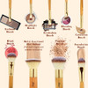 Matto Makeup Brushes 9Piece Makeup Brush Set Foundation Brush with Travel Makeup Bag