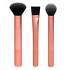 Real Techniques Flawless Base Makeup Brush Kit 20 Face Brush Set for Liquid Cream Powder Products Bronzer Foundation Str