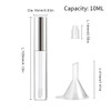 GTHER 10PCS 10ML Empty Lip Gloss Containers Tube with Wand Refillable Lip Balm Bottles Lipstick Sample Container and Fun