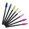 400 Pack Mascara Wands Mini Disposable Eyelash Brushes for Extensions Eye Lash Wand Brow Brush Makeup Tool Bulk 8 Colors