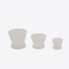 6pcs Dental Lab Flexible Silicone Mixing Cup Selfcuring Silicone Rubber Bowl Dappen Dish 2Large 2Medium 2Small