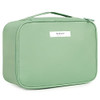 Narwey Cute Makeup Bag Travel Cosmetic Bag Make up Bag Makeup Organizer Case with Brush Compartments for Women Mint Gree
