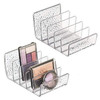 iDesign 55150M2 Rain Cosmetic Vanity Cabinet Palette Organizer Set of 2