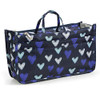MICOM Cosmetic Bag for Women Cute Printing 14 Pockets Expandable Makeup Organizer Purse with Handles Dog