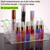 40 Grids Lipsticks Holder Clear Acrylic Lipgloss Lipstick Organizer and Storage Display Case for Lip Gloss Lipstick Tube