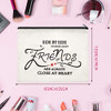 Weewooday 6 Pieces Friendship Gifts for Women Good Friends Makeup Cosmetic Bags Weekend Trip Gifts Birthday Portable Mak