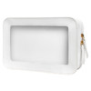 LETGO Clear Makeup Bags TSA Approved Toiletry Bag with Zipper Clear Makeup Organizer Fit Carryon Travel EssentialsClear