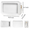 LETGO Clear Makeup Bags TSA Approved Toiletry Bag with Zipper Clear Makeup Organizer Fit Carryon Travel EssentialsClear