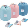 INVODA Drawstring Cosmetic Bag 3PCS Travel Makeup Bag for Women Toiletry Bag Portable Drawstring Make up Organizer Bag f
