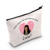 TOBGBE Comedy Vampire TV Show Makeup Bag Where The Hell Have You Been Loca Twilight Gift TV Show Merchandise where Loca