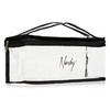 Nanshy Clear Makeup Bags with Zipper Organizer Travel Toiletry Bag Long Large Bag with Handle for Easy Carrying Transpar