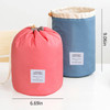 INVODA 2PCS Travel Cosmetic Bags Barrel Makeup Bag Portable Foldable Cases Multifunctional Toiletry Bucket Bags Round Ba
