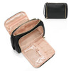 CUBETASTIC Travel Makeup Bag Large Makeup Pouch Waterproof Portable Cosmetic Organizer Bag PU Leather Zipper Pouches for