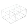 iDesign 5Section Divided Vanity Organizer for Cosmetic Storage Clear
