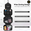 dopobo Travel Toiletry Bag Dopp Kit Waterproof Makeup Bag Shaving Bag with Hanging Hook Portable Toiletry Organizer for