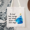 TOBGBE Fairy Tales Makeup Bag Fairy Princess Quotes Gift Fairy Princess Cosmetic Bag for Womenlittle magic