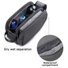 BAGSMART Toiletry Bag for Men Travel Toiletry Organizer Dopp Kit Waterresistant Shaving Bag for Toiletries Accessories D