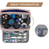 BAGSMART Toiletry Bag for Women Cosmetic Makeup Bag Organizer Travel Bag for Toiletries Dopp Kit Waterresistant Shaving