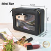 Aveniee Clear Makeup Bag OrganizerLarge Travel Toiletry Bag for Women Waterproof Cosmetic Pouch with ZippersCar Organize