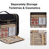 BAGSMART Toiletry Bag Travel Toiletry Bag for Women Waterresistant Cosmetic Makeup Bag Large Capacity Door Room Essentia