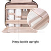 BAGSMART Toiletry Bag Travel Bag with Hanging Hook Waterresistant Makeup Cosmetic Bag Travel Organizer for Accessories S