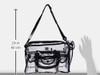 SHANY Clear Makeup Bag Pro Mua rectangular Bag with Shoulder Strap Large