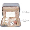 BAGSMART Large Toiletry Bag Travel Makeup Organizer Waterresistant Makeup Cosmetic Bag Door Room Essentials Travel Bag f