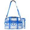 SHANY Cosmetics Shany clear pvc makeup bag large professional makeup artist rectangular tote with shoulder strap and 5 e