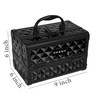 SHANY Chic Makeup Train Case Cosmetic Box Portable Makeup Case Cosmetics Beauty Organizer Jewelry storage with Locks Mul