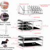Cq acrylic 3 Pack Clear Makeup Organizer Countertop Stackable 6 Drawers Skincare OrganizerCute Skin Care Organizer for V