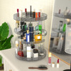 HEMTROY 360 Degree Rotating Makeup Organizer Extra Large Capacity Cosmetic Storage Unit Removable DIY 7 Layers Skincare