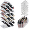 byAlegory Acrylic Lip Gloss Makeup Tower Stand Organizer 28 Space Cosmetic Storage Designed To Stand Lay Flat Stack CLEA