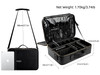 JOURMON Travel Makeup Train CaseLarge Capacity Cosmetic Bags for WomenPortable Makeup Bag Organizer with Adjustable Divi