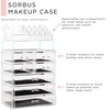 Sorbus Acrylic Makeup Organizer Set 7Drawer Vanity Countertop Cosmetic Storage with Small Wide Compartments CLear Makeup