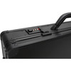 SunRise C4102 Barber Stylist Lock Attached Carrying Portable Travel Case Organizer Storage Display Black Matte C4102PPAB