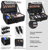 MONSITNA Extra Large Makeup Case 17 Inch Super Large Capacity Travel Makeup Train Case Professional Makeup Artist Case N