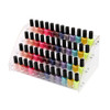 4 Tiers Makeup Holder Tiered Acrylic Organizer for Lipstick Nail Polishes Eye Shadow Toy Collection Dresser Reagent Cont