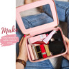 Aveniee Clear Makeup Bag Organizer Travel Toiletry Bag for Women Waterproof Cosmetic Pouch with ZippersCar Accessories O