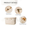 YONBEN Cotton Canvas Lady Women Travel Handbag Organizer Insert for Tote Handbag