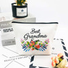 Charmoly Grandma Makeup Bag Best Grandma Ever Mothers Day and Birthday Gift for Grandmother Nana Mom from Granddaughter