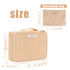 Queboom Travel Makeup Bag Cosmetic Bag Makeup Bag Toiletry bag for women and men Black